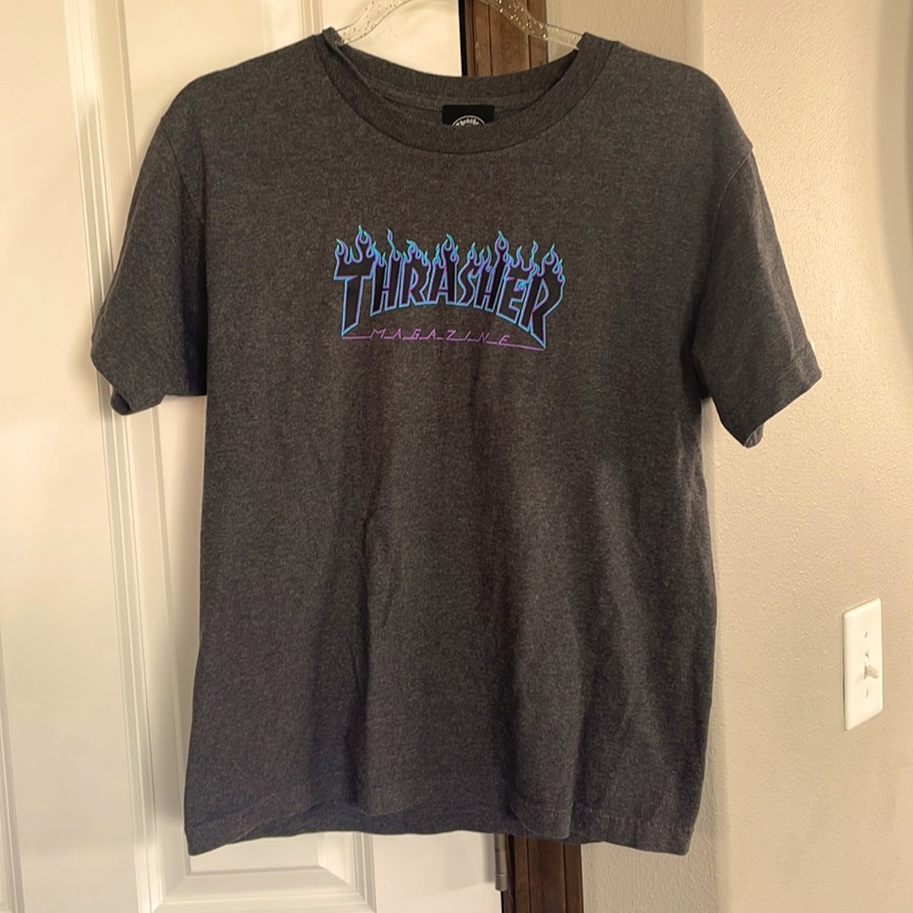Thrasher Boy Grey Tee